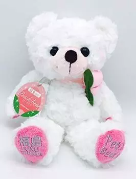 Local Bear Fukushima Peach Bear 4 Plush Toy Fukushima Exclusive Peach Bear by Makoto Fujini of S, [Out Print]