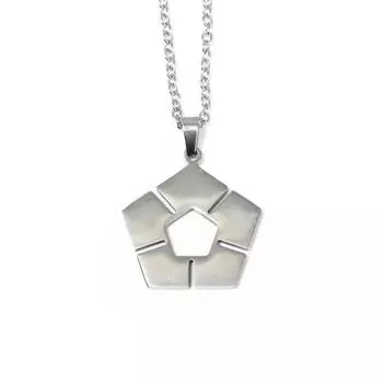 Lock Anime Blue Pendant Necklace Withe Football Logo For Enthusiasts Anime