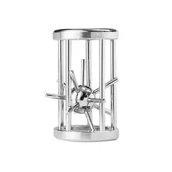 Lock Unlock Cage Star Metal Головоломки для детей и взрослых Игры на IQ для проверки терпения Игрушки Хобби Rompecabezas