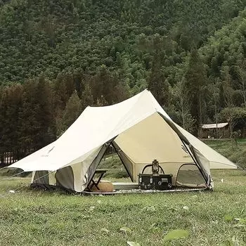 Lodge TC Поли Хлопок Для Легко Устанавливаемой Семейной Вишневой Цветочной Сумки 4 В Комплекте Палатка, Палатка, Палатка, 1-2 Человека, Вверх, Кемпинг, Водонепроницаемый, Солнцезащитный,