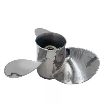 Лодочный гребной винт 10x17 подходит для подвесного двигателя Suzuki DF35-60HP, 4 такта, 3 лопасти, нержавеющая сталь, 13 зубьев, OEM НЕТ: 99105-00500-17П SSS31310x17RH