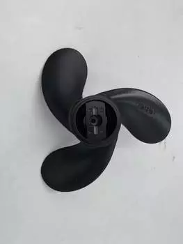 Лодочный гребной винт 7 3/8x5 3/8 подходит для подвесного двигателя Tohatsu 3,5 л.с., 3 лопасти, алюминий 7,375x5,375 TAL3738x538RH