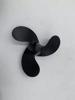 Лодочный гребной винт 7 3/8x5 3/8, подходит для подвесного двигателя Mercury 2HP-3,5HP, 3 лопасти, алюминий 7,375x5,375 MAL3738x538RH