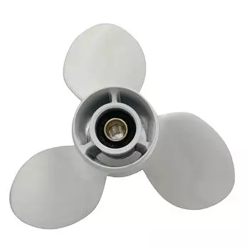 Лодочный гребной винт 9 1/4x10 3/4 подходит для подвесного двигателя Yamaha 9,9HP-15HP, 3 лопасти, алюминий, 8 зубьев, OEM НЕТ: 626-45943-02-ЭЛ 9,25х10,75 YAL38914x1034RH