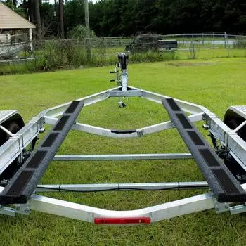 Лодочный прицеп, двухъярусные полки, комплект из 3 х 10 дюймов, 10 прочных конечных полок для лодочного прицепа для спуска на воду и погрузки лодки белый