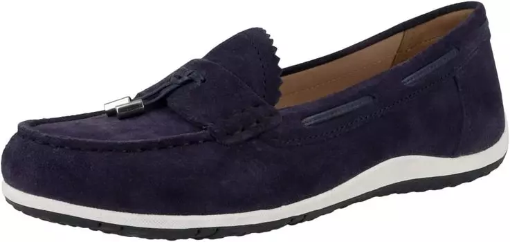 ЛОФЕРЫ GEOX D VEGA MOC A - ЗАМША+СИНТ.LEA 37