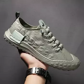 Лоферы из парусины, дышащие, осенние, на шнуровке, удобные, повседневные, кроссовки для активного отдыха, обувь, мужская, вулканизированная, модная обувь для мужчин 39