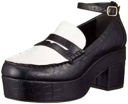 Лоферы на платформе RWGS231513 BLK см [мех мех] женские 23,5