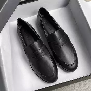 Лоферы на плоской подошве, женская мягкая кожа, модный дизайн в стиле ретро, женская обувь для девочек, новая весенняя повседневная обувь для прогулок, женская обувь 37 белый