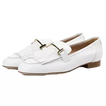 Лоферы Quilted Bit Лоферы Белые см 2E [Luca Grossi] Женские LUCAE758M-US 23.5 белый