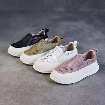 Лоферы Ретро Повседневные Одиночные Туфли 35 чёрный