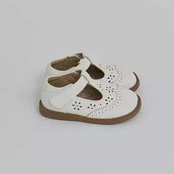 Лоферы Spring Breeze для девочек Baby Jam, белые-A112 130