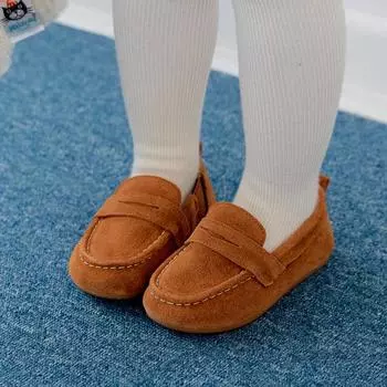 Лоферы унисекс Baby Jam Semu Bunny бежевого цвета-208A 130