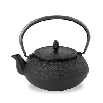 Logia Associates Nambu Ironware Teapot Round Teapot Color Pot Iron Kettle Iron in Japan Enameled Inside Comes with Tea Craft Japanese Tea Pot Souvenir