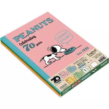 Logical Note Semi-B5 Snoopy Smoky Color 5P NCB507A-5P