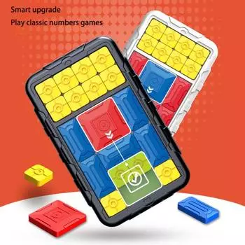 Логическая игра-головоломка «Слайд-блок», настольная игра для раннего образования, забавные головоломки-тизеры