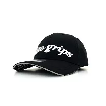 Logo Cap Hat Golf Fishing Free Unisex Black 1 [Elite Grip] 56-60cm