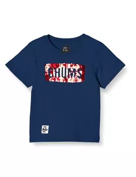 Logo Spangle Boys Navy KM [Chums] T-Shirt Kid s T-Shirt тёмно-синий