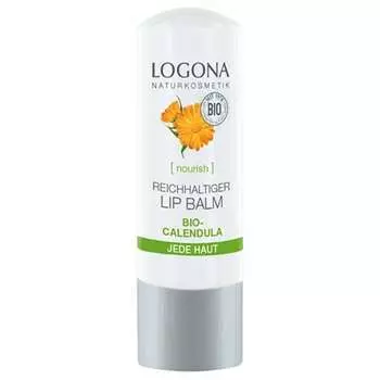 LOGONA [Regularly imported from Japan] Lip balm Calendula 4.5g [Glossy lips that last forever. Organic calendula]