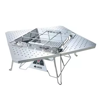 LOGOS Стол 2WAY Hearth Tough 81064132 серебряный