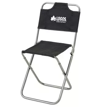 LOGOS 7075 Trek Chair Дюралюминиевый складной стул для кемпинга на открытом воздухе Грузоподъемность 120 кг (со спиной) (Серый)