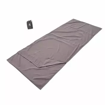 LOGOS Antibacterial and deodorizing silky inner sleeping bag Charcoal 72600324 Smooth, fully washable, sleeping bag, disaster prevention