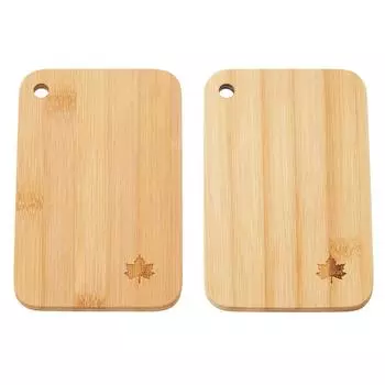 LOGOS Bamboo Female Kit Perfect Cutting Board 88230244 Brown Width x Depth x Thickness (2pcs) 10.5 16.5 0.8cm коричневый