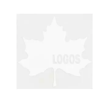 LOGOS Большая наклейка для резки клена 89001105 для улицы, автомобиля, велосипеда, водонепроницаемая белый