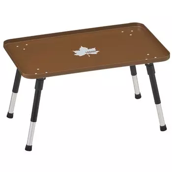 LOGOS High Low Stack Tough Table 73591001 Camping Folding Outdoor Table & коричневый