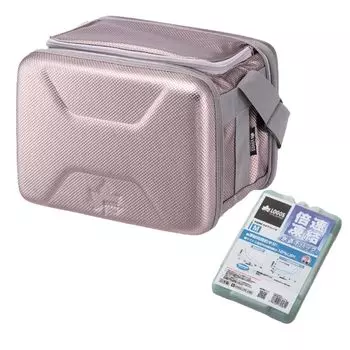 Logos Hyper Subzero Cooler S Double Speed Packaging Agent M 1 Piece Set Silver & Freezing/Cold