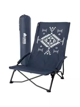 LOGOS King Cross Chair 73173131 Outdoor Folding Camping Chair with Pocket (LOGOS LAND)