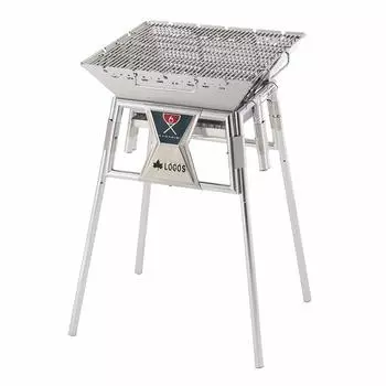 LOGOS LOGOS the pyramid bonfire L 81064192 Silver Width 46 x Depth 42 x Height cm (approx.) 66/29