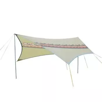 LOGOS Navajo Bridge Hexatarp Set-BB 71806509 Tent Family Tarp Tent Flame Retardant