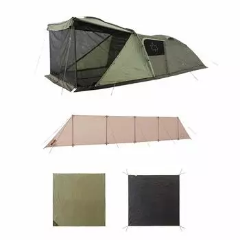 LOGOS neos field distance 2 room tent set 71805592 Зеленый Ширина 290 x Глубина x Высота 160 см Размер (ок.) 632/585
