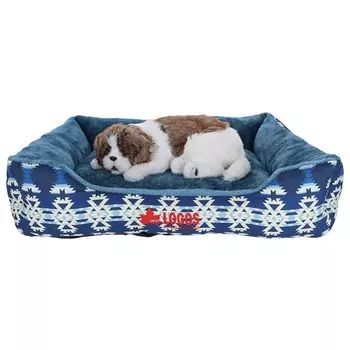 LOGOS Pet Bed Indy Indy Pattern Товары для животных Постельные принадлежности Товары для собак Товары для кошек Подушка для кровати (Флот, Л) тёмно-синий