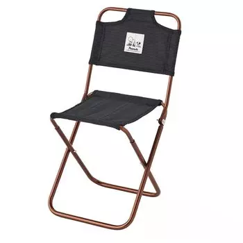 LOGOS SNOOPY 7075 Кресло Trek 86001133 (АРАХИС 75лет) (со спиной) чёрный