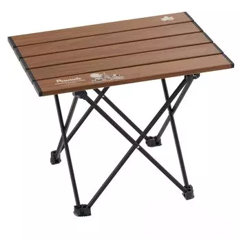 LOGOS SNOOPY алюминиевый стол с роликами 86001134 (АРАХИС 75лет) коричневый