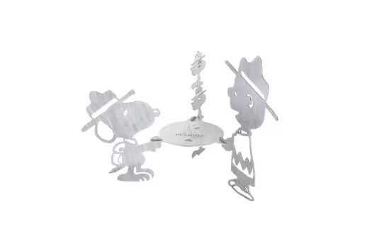 LOGOS SNOOPY Scouts Candle Stand 86001112 (Beagle 50years) серебряный