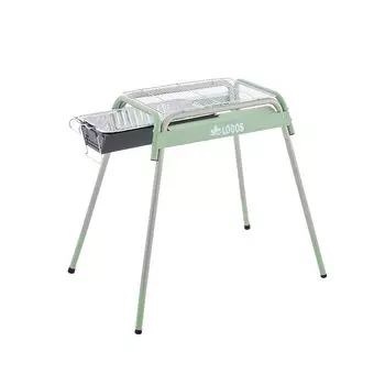 LOGOS Tube Grill M Trial 81060700 Печь для барбекю Easy Grill Регулировка высоты Включен список eco-logosave (Легкая упаковка) зелёный