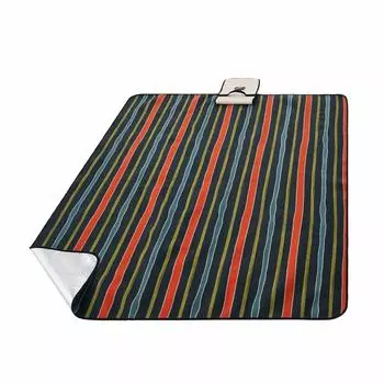 LOGOS Утепленный водонепроницаемый мягкий коврик 175 71809751 Ширина 145 x Глубина 175 см (Винтажная полоска) (Прибл.)