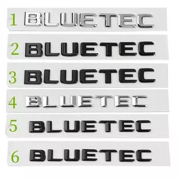 Логотип BLUETEC, автомобильное крыло багажника, буквы, значок, эмблема, наклейки, наклейки для Be-nz V Class E350 C250 GL350 W205 W212 W221 ML350 style 3