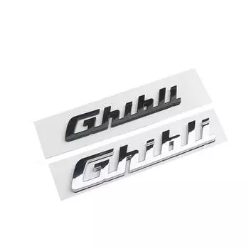 Логотип ghibli эмблема наклейка на багажник для maserati sq4 q4 gts quattroporte ghibli granturismo grancabrio levante maserati abs наклейка чёрный