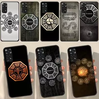 Логотип lost tv dharma initiative для Redmi Note 12 Pro Plus Чехол для Redmi Note 10 8 9 11 Pro 12S 11S 10S 9S 9C 10C 12C Чехол Redmi Note 9 Pro