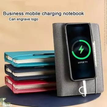 (Логотип можно выгравировать) Перезаряжаемый блокнот, блокнот для деловых поездок формата А6, студенческий дневник, предметный блокнот, дневник путешествий A6