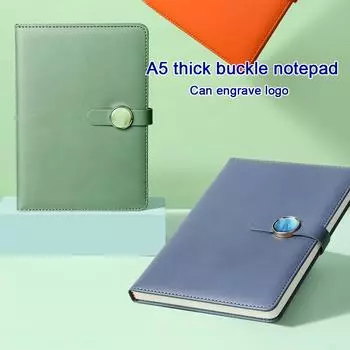 (Логотип можно выгравировать) Утолщенная ученическая тетрадь А5, деловая тетрадь, протоколы совещаний, дневник, предметная тетрадь, 240 страниц A5 зелёный