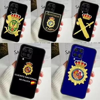 Логотип Национальной полиции Испании для Samsung Galaxy M21 M51 M12 M32 M52 M13 M23 M33 M53 M34 M54 M30s M31s M15 M55 M20 Чехол Samsung M22
