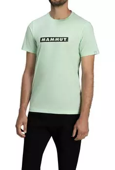 Логотип с принтом Asian Fit Logo Print AF Men neo mint PRT2 [Mammut] Футболка мужская/QD Футболка 1017-02012