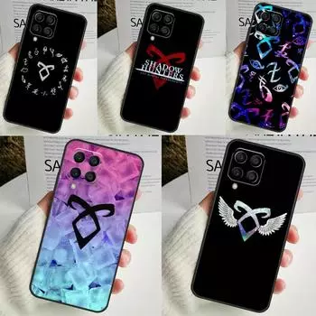 Логотип Shadowhunters Angelic Rune для Samsung Galaxy M12 M32 M52 M14 M34 M54 M21 M51 M31 M30s M20 M15 M55 M13 M33 M53 Чехол Samsung M13 4G