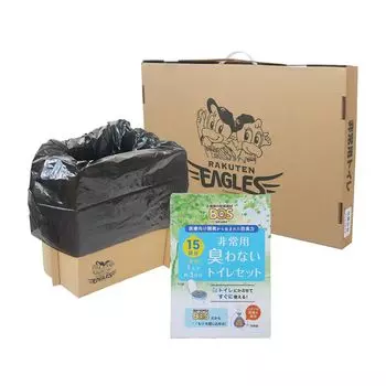 Логотип Tachibana Sangyo Rakuten Eagles, 15-кратный набор туалетных принадлежностей с дезодорантом, принятый Simple disaster Prevention home emergency в качестве мер