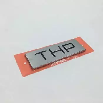 Логотип THP, автомобильная наклейка, эмблема для P/eugeot 3008 508 207 и т. д. серебряный